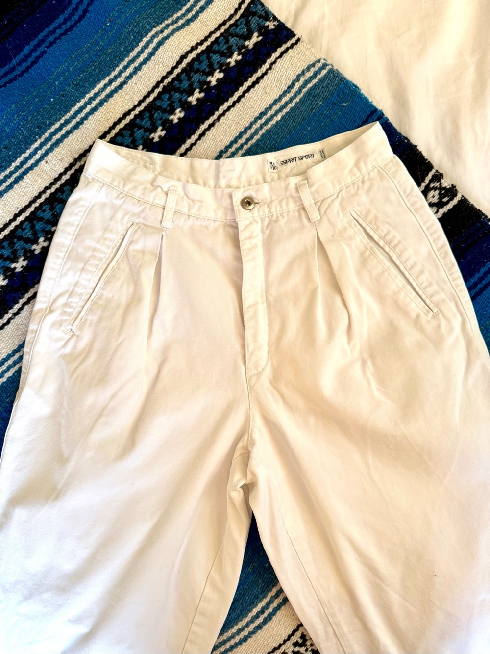 Vintage Esprit Pleated, Tapered Pants S
